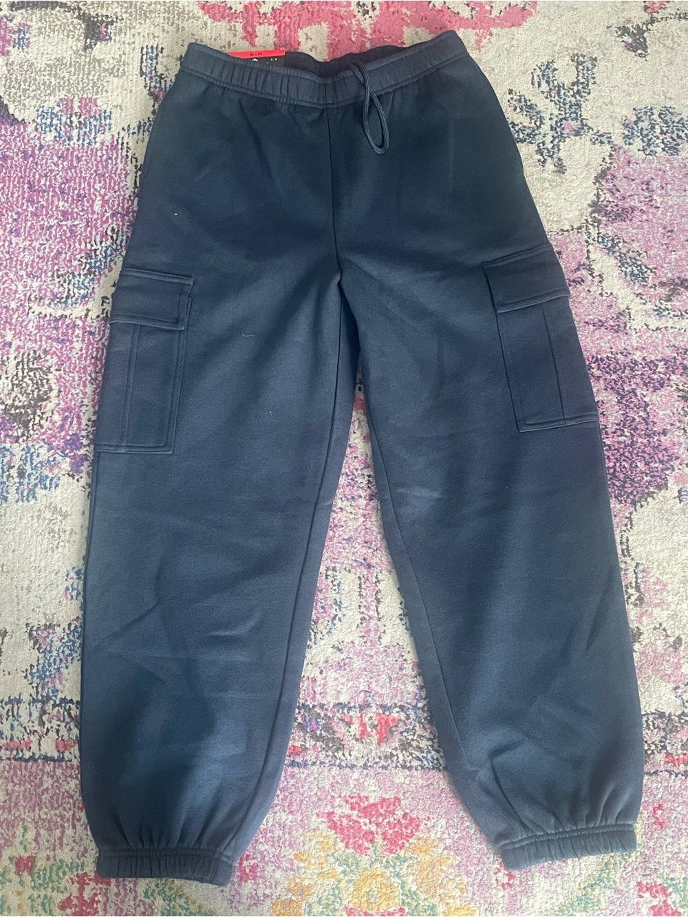 Tuff Athletics Black Sweatpants with Branded Waist Label